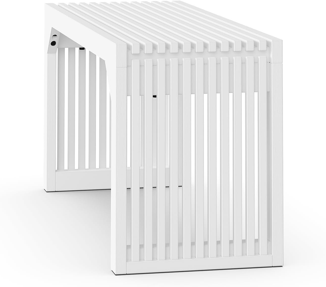 ROOMTEC 18" Dining Bench, Indoor Wood Bench for Entryway,Living Room,Kitchen and Bedroom (Nature, Small Bench)