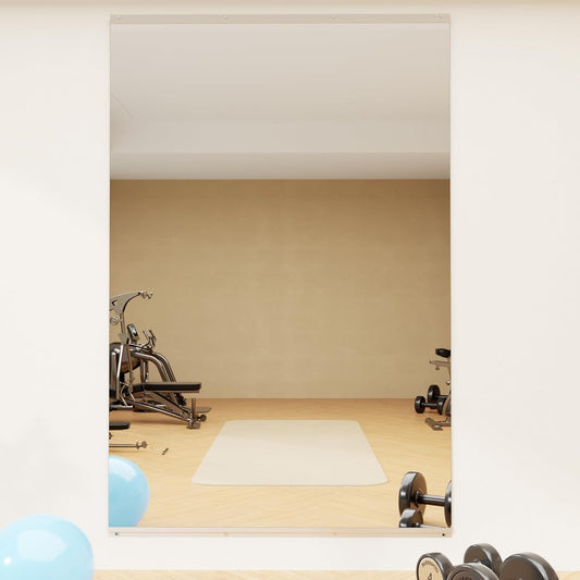 Workout Mirrors for Home Gym 24'x48'', Large Wall Mirror Full Length for Fitness, Yoga, Big Wall Mounted Frameless Glass Mirror for Garage, Dance Studio, Bedroom