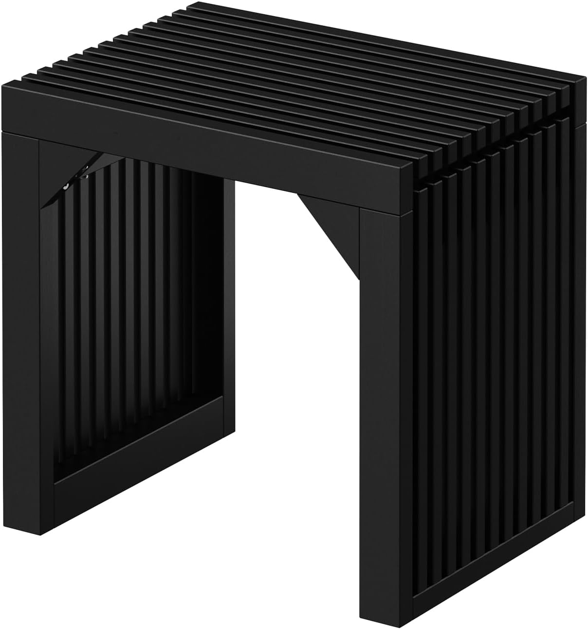 ROOMTEC 18" Dining Bench, Indoor Wood Bench for Entryway,Living Room,Kitchen and Bedroom (Nature, Small Bench)