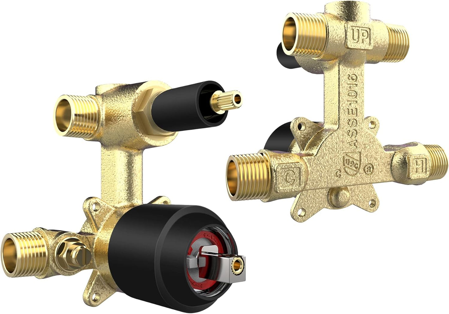 Rainfall Shower System Matte Black with High Pressure 8 inch Shower Head Hand Held Shower Head Bathroom Luxury Rain Mixer Shower Complete Combo Set Wall Mounted (Valve Included)