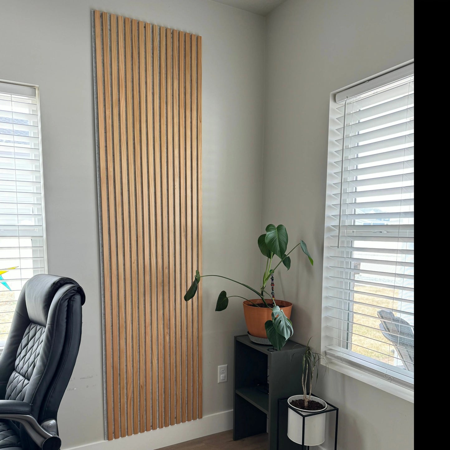 Hausvita Acoustic Soild Wood Wall Panels ( 2 Panels Per Box )