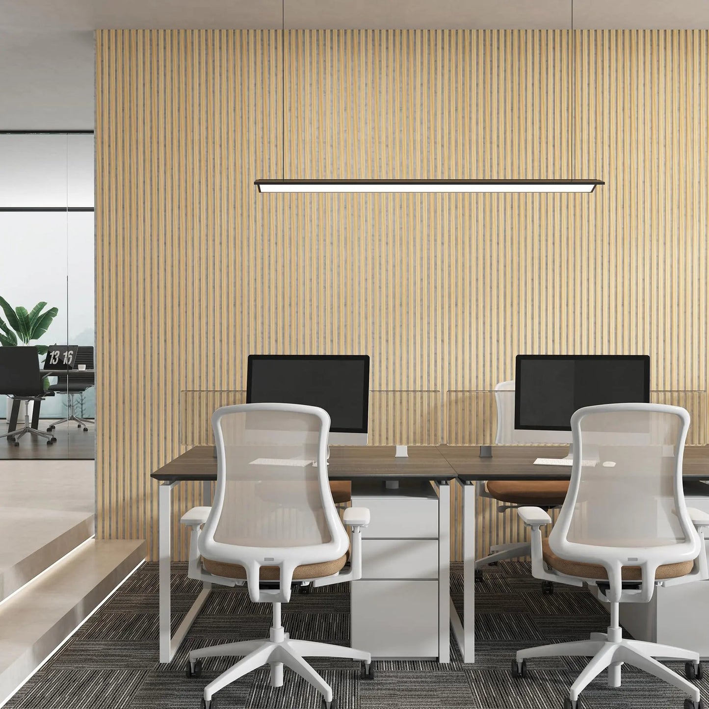 Hausvita Acoustic Soild Wood Wall Panels ( 2 Panels Per Box )