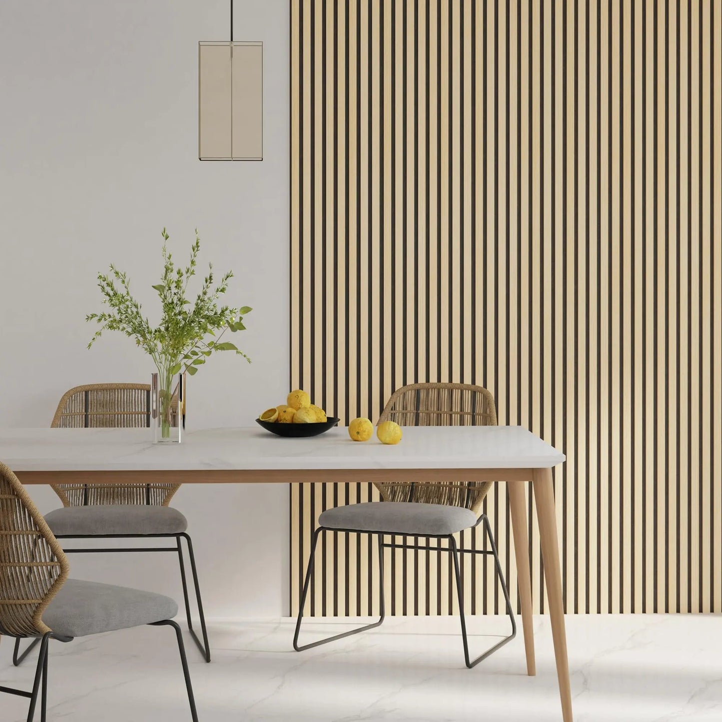 Hausvita Acoustic Soild Wood Wall Panels ( 2 Panels Per Box )
