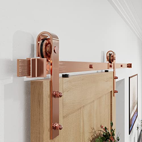 6.6FT Colorful Sliding Barn Door Hardware Track Kit (No Door)
