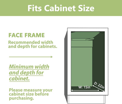 ROOMTEC 2 Tier Pull Out Cabinet Organizer 10.5" W x 21.5" D Slide Out Under Sink Organizer Sliding Wire Shelves Storage for Kitchen Bathroom Cabinets