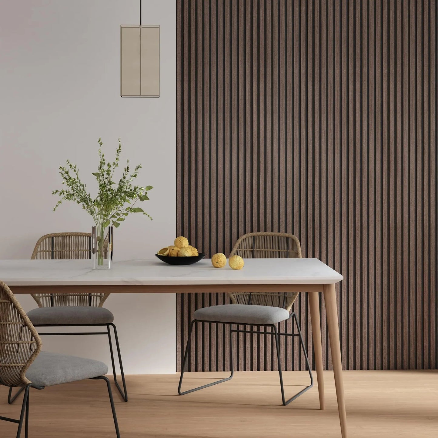 Hausvita Acoustic Soild Wood Wall Panels ( 2 Panels Per Box ) 