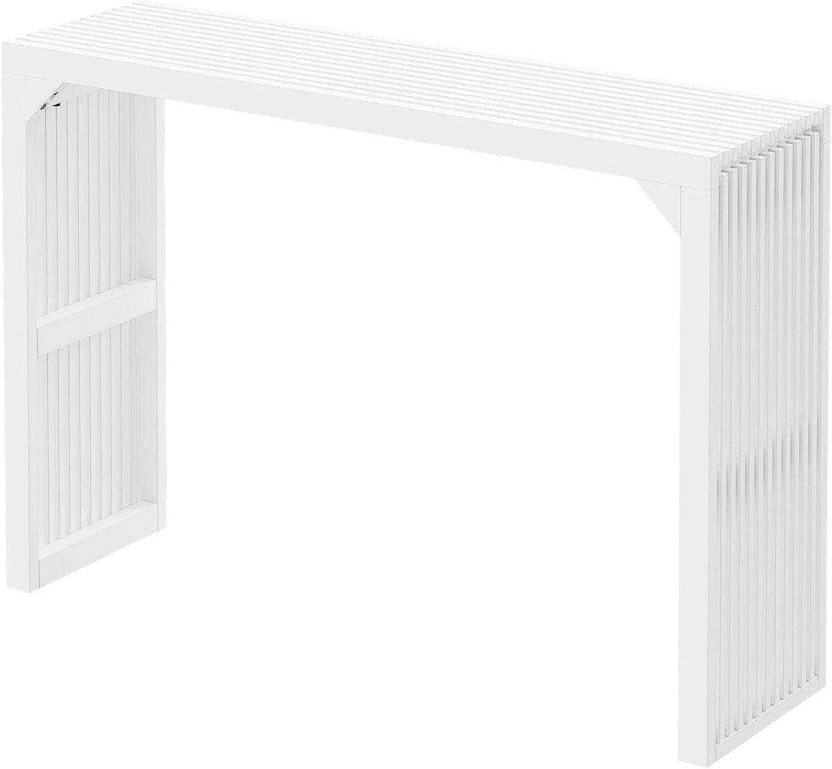 ROOMTEC 18" Dining Bench, Indoor Wood Bench for Entryway,Living Room,Kitchen and Bedroom (Nature, Small Bench)