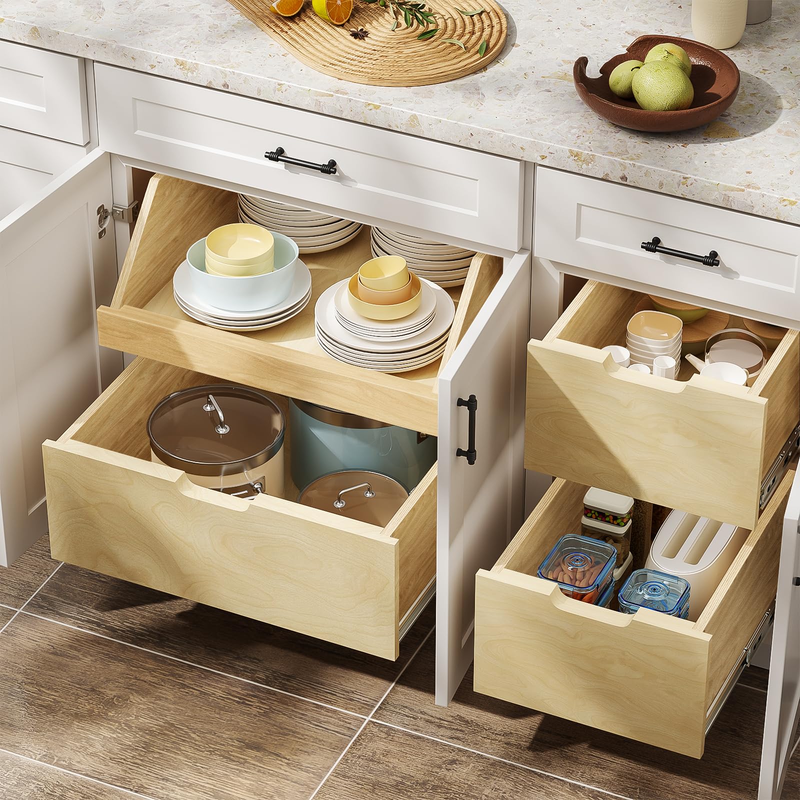 Pull Out Cabinet Organizer Roomtec   11 Wx21 Rectangular 04 