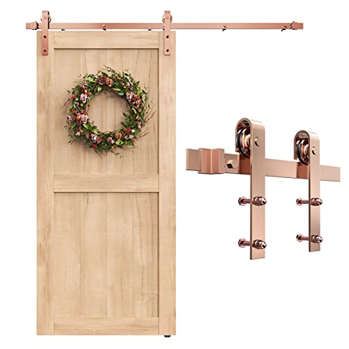 6.6FT Colorful Sliding Barn Door Hardware Track Kit (No Door)